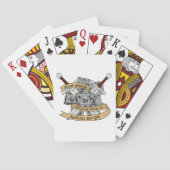 Jeu De Cartes Conception des dés de combat (dos)