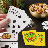 Jeu De Cartes Conception drôle de Noël : les calories ne compten (In Situ)