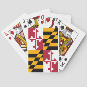 Jeu De Cartes Conception du drapeau de l'État du Maryland