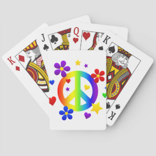 Jeu De Cartes conception du panneau de paix