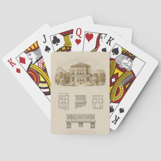 Jeu De Cartes Conception d'une propriété avec plans d'intérieur (dos)