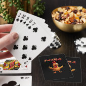 Jeu De Cartes Conception esthétique classique de poulet drôle F (In Situ)