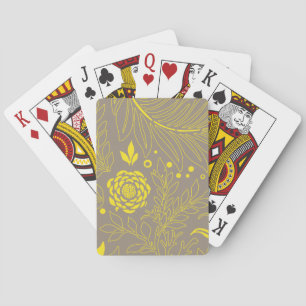 Jeu De Cartes Conception Florale 18