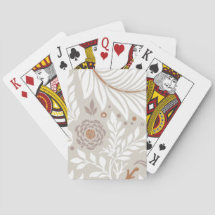Jeu De Cartes Conception Florale 25