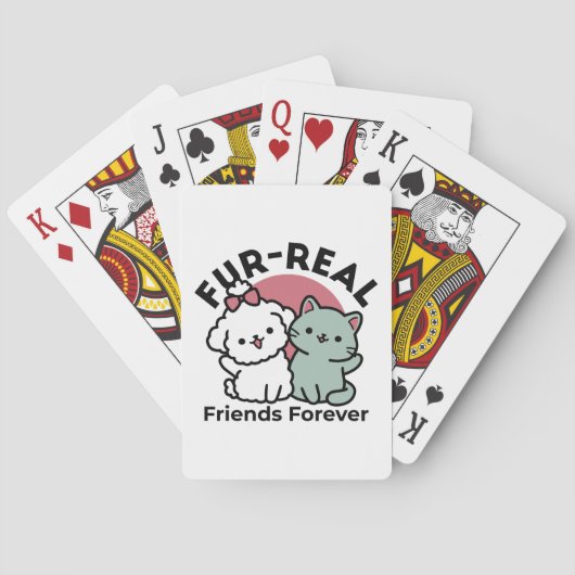 Jeu De Cartes Conception "Fur-Real Friends Forever" (dos)