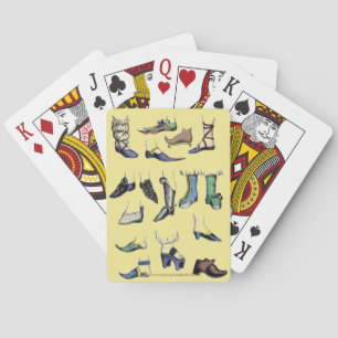 Jeu De Cartes "Conception historique de chaussure "