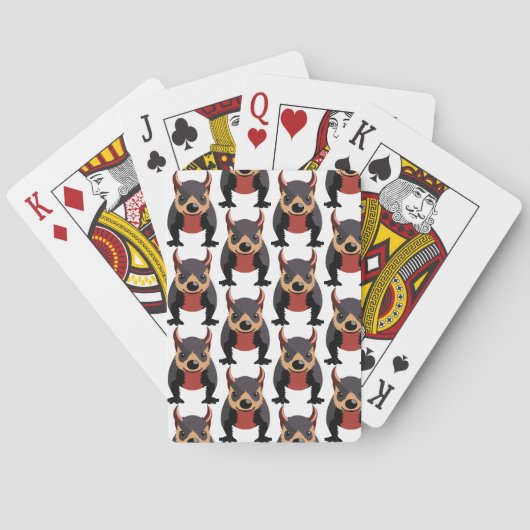 Jeu De Cartes Conception mignonne du diable de Tasmanie (dos)