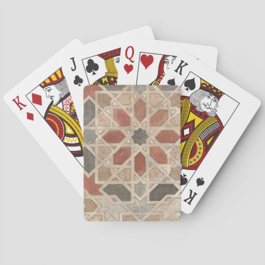 Jeu De Cartes Conception Non-Embellie II de Marrakech (dos)