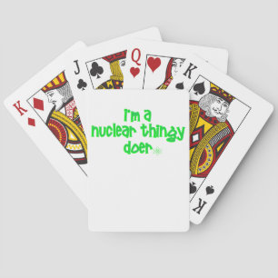 Jeu De Cartes Conception Nucléaire Originale