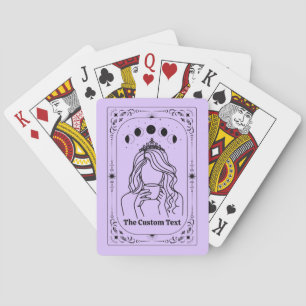 Jeu De Cartes Conception Tarot Céleste Lune Magie Fantaisiste Zo