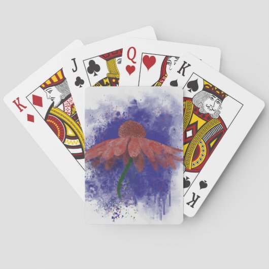 Jeu De Cartes Coneflower (dos)