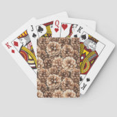 Jeu De Cartes Cônes de pin marron Nature (dos)