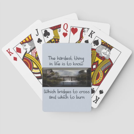 Jeu De Cartes Connaissez quel pont (dos)