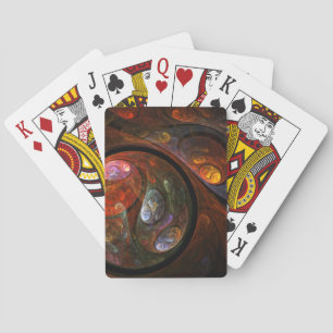 Jeu De Cartes Connexion fluide Art Abstrait