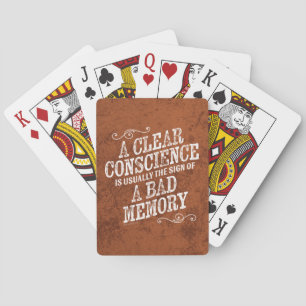 Jeu De Cartes Conscience tranquille