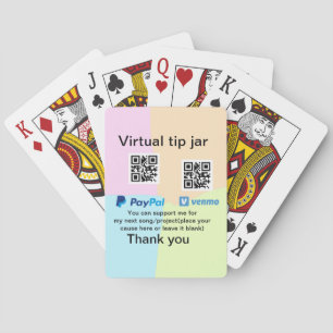 Jeu De Cartes Conseil virtuel jar q r code argent don PayPal ven