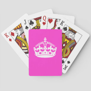 Jeu De Cartes CONSERVEZ LE SYMBOLE DE LA COURONNE CALME sur la P