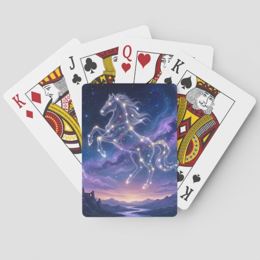 Jeu De Cartes Constellation du Vaillant Cheval (dos)