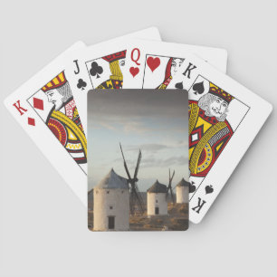 Jeu De Cartes Consuegra, antique moulins à vent La Mancha