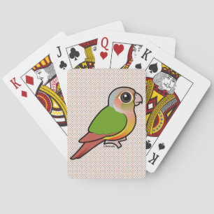 Jeu De Cartes Conure à joues vertes ananas Birdorable