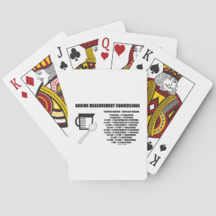 Jeu De Cartes Conversions de mesure de la cuisson (mesure)