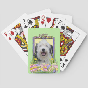 Jeu De Cartes Cookies d'oeufs de Pâques - Vieux chien anglais