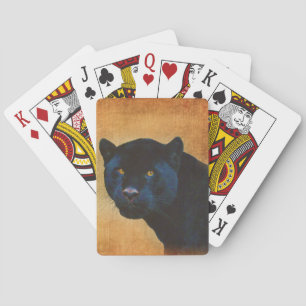 Jeu De Cartes Cool Black Jaguar Panther Faune Big Cat