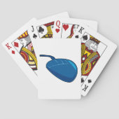 Jeu De Cartes Cool Blue Computer Mouse Tech (dos)