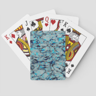 Jeu De Cartes Cool, modern digital art of blue watercolor