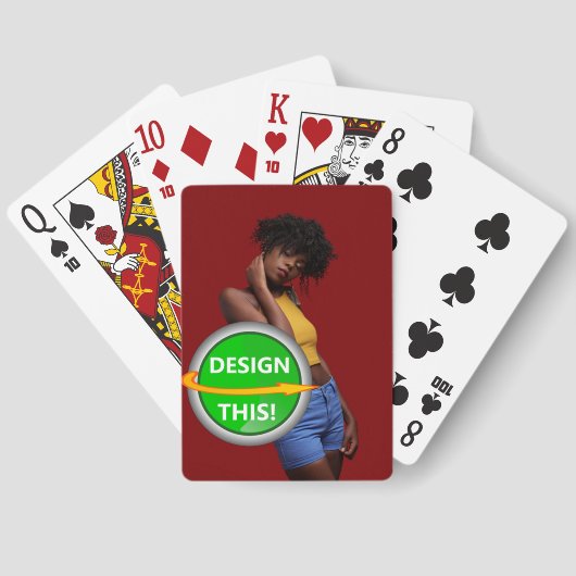 Jeu De Cartes COOL ! Pont Carte Canasta - Personnalisé (Verso)