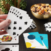 Jeu De Cartes Cool, unique, tendance, urbain, Memphis illustrati (In Situ)