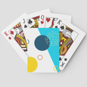 Jeu De Cartes Cool, unique, tendance, urbain, Memphis illustrati