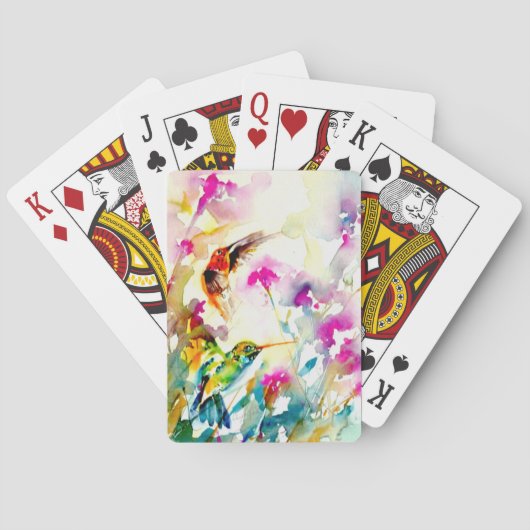 Jeu De Cartes Copie de colibri "de pré lumineux" (dos)