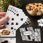 Jeu De Cartes Copie mignonne de zèbre (In Situ)