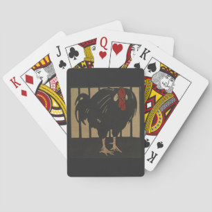 Jeu De Cartes Coq - Animaux Carrés Illustration