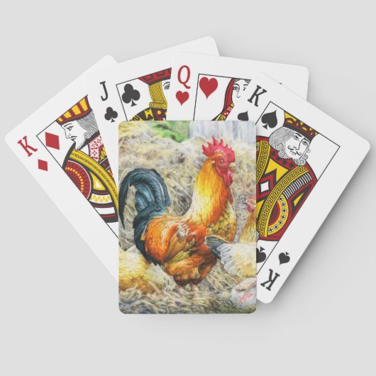 Jeu De Cartes Coq fier (dos)
