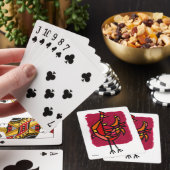 Jeu De Cartes Coq moderne du milieu du siècle (In Situ)
