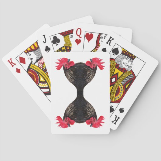 Jeu De Cartes Coq Noir (dos)