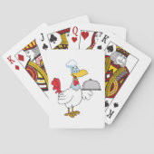 Jeu De Cartes Coq servant de la nourriture (dos)
