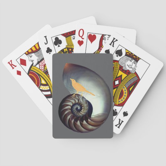 Jeu De Cartes Coquillage et Oiseau (dos)