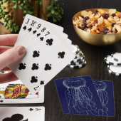 Jeu De Cartes Coquillages blancs et bleus (In Situ)