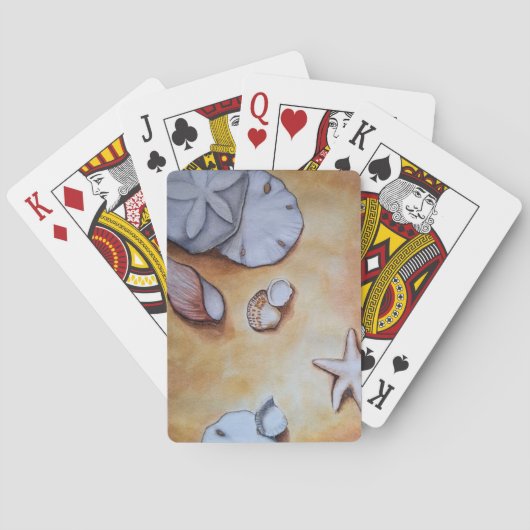 Jeu De Cartes Coquillages de Sable (dos)
