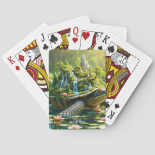 Jeu De Cartes Coquille de tortue sereine Imaginaire