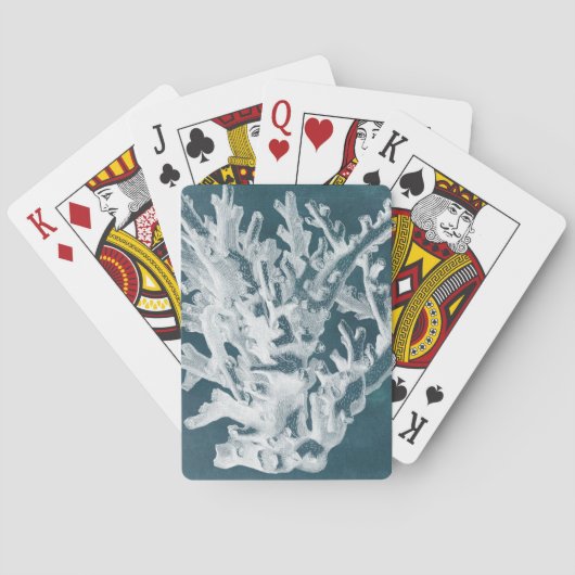 Jeu De Cartes Corail azur I (dos)