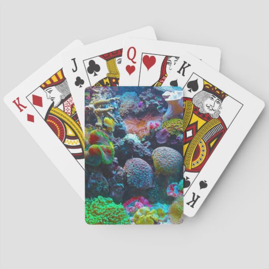 Jeu De Cartes Corail coloré (dos)