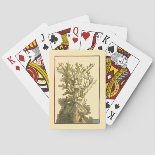 Jeu De Cartes Corail par la mer (dos)