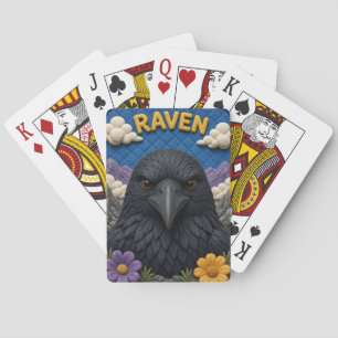 Jeu De Cartes Corbeau Crête Alpine Moderne KlayKoo