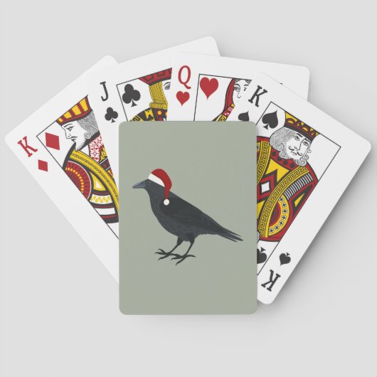 Jeu De Cartes Corbeau de Noël (dos)
