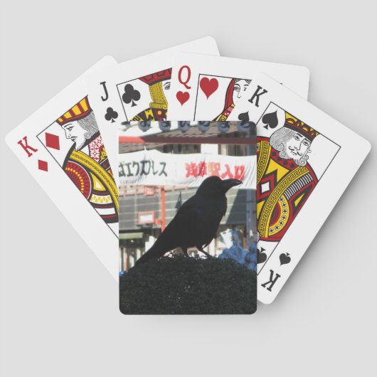 Jeu De Cartes Corbeau japonais (dos)