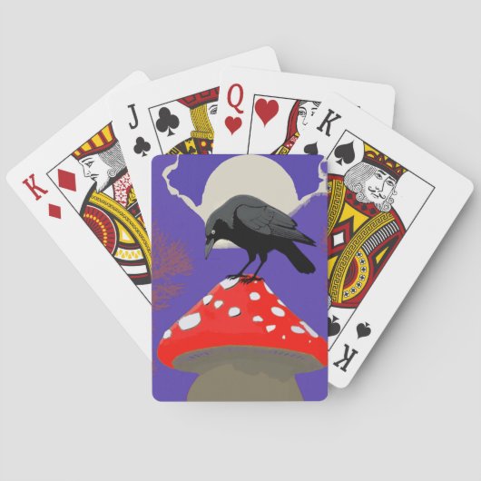 Jeu De Cartes Corbeau Mystique Gothique (dos)